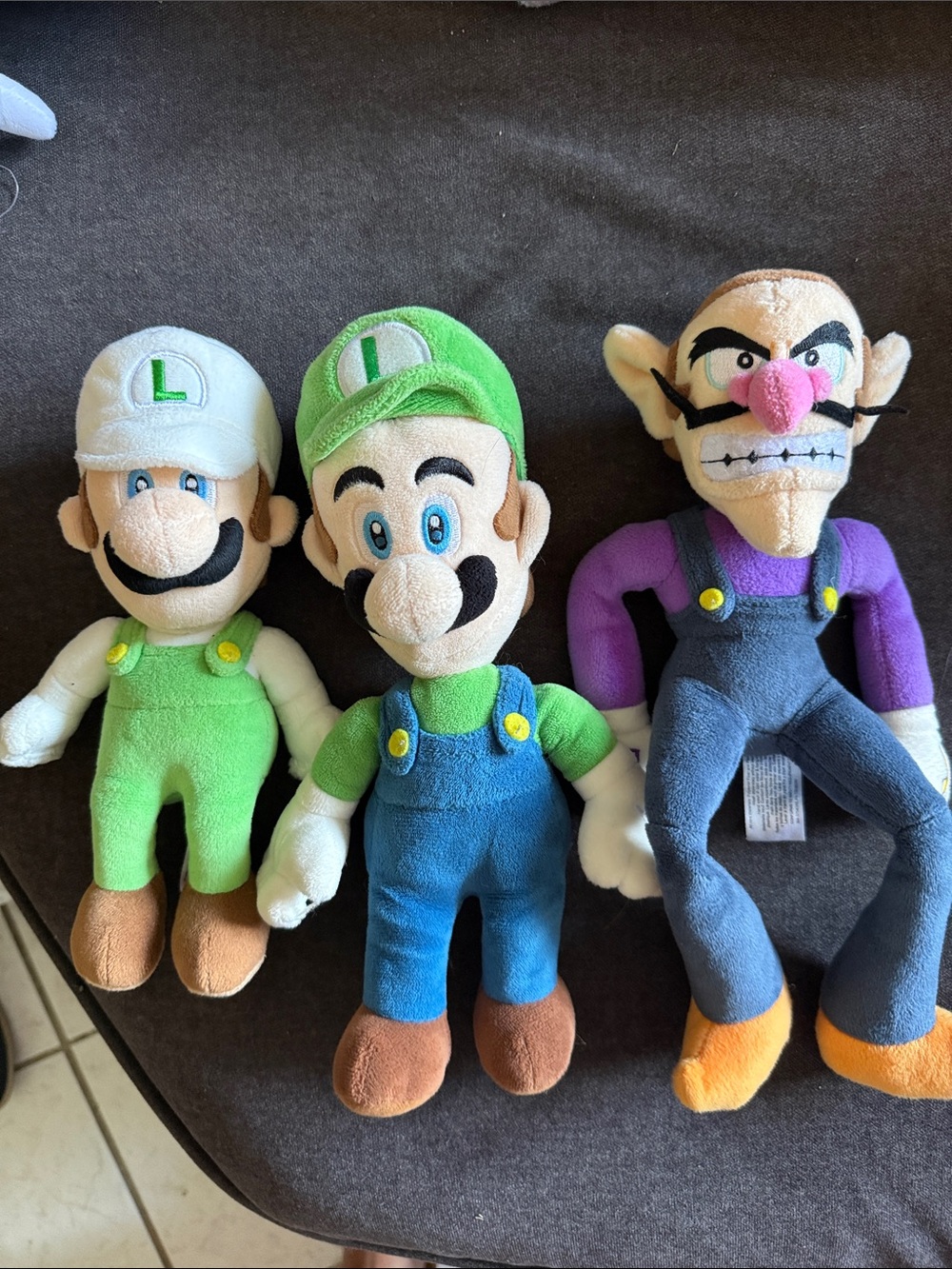 3-Pack Luigi  Character Set - Green, Blue, Purple